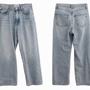 Agolde Women's High Rise Light Blue Jeans